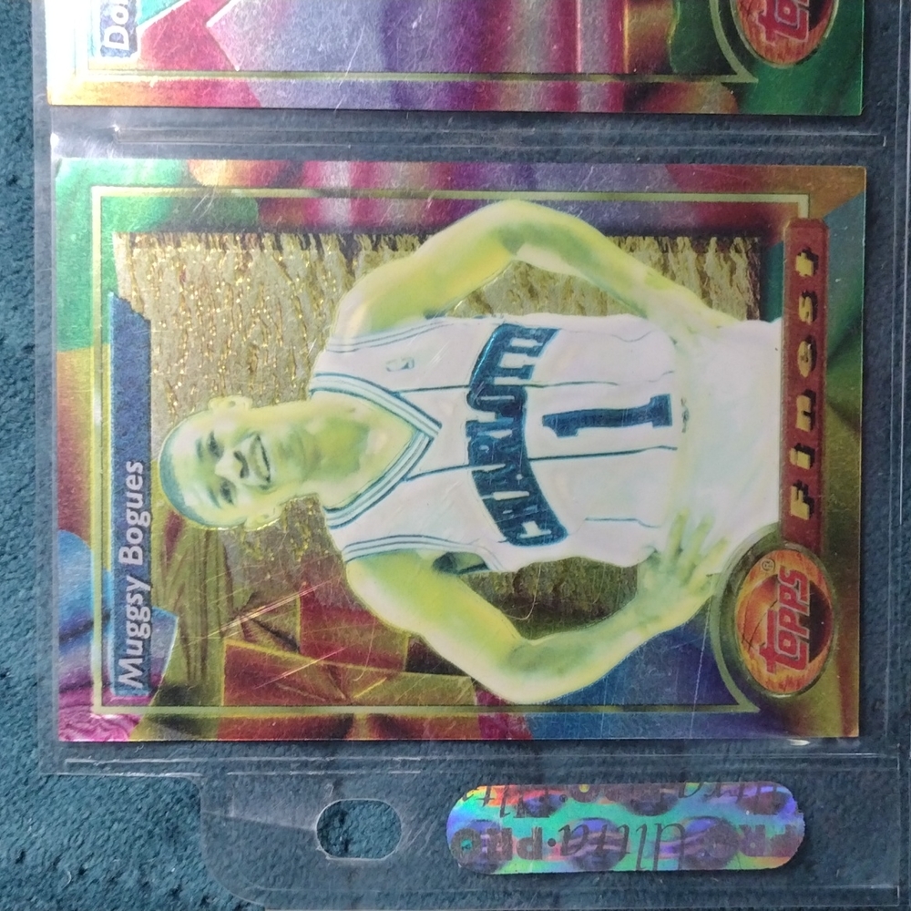 Topps finest muggsy bogues 1992-1993